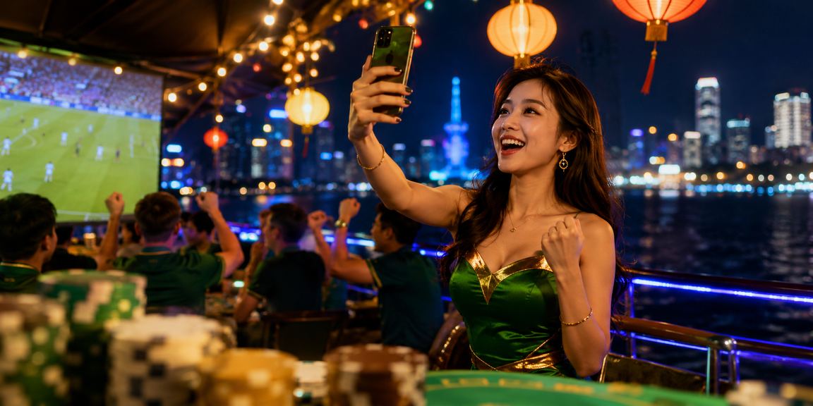 Người hâm mộ theo dõi kèo bóng đá tại chợ đêm Đà Nẵng về đêm
