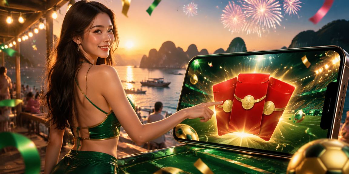 Bao lì xì đỏ và lễ hội thưởng tại vịnh Hạ Long