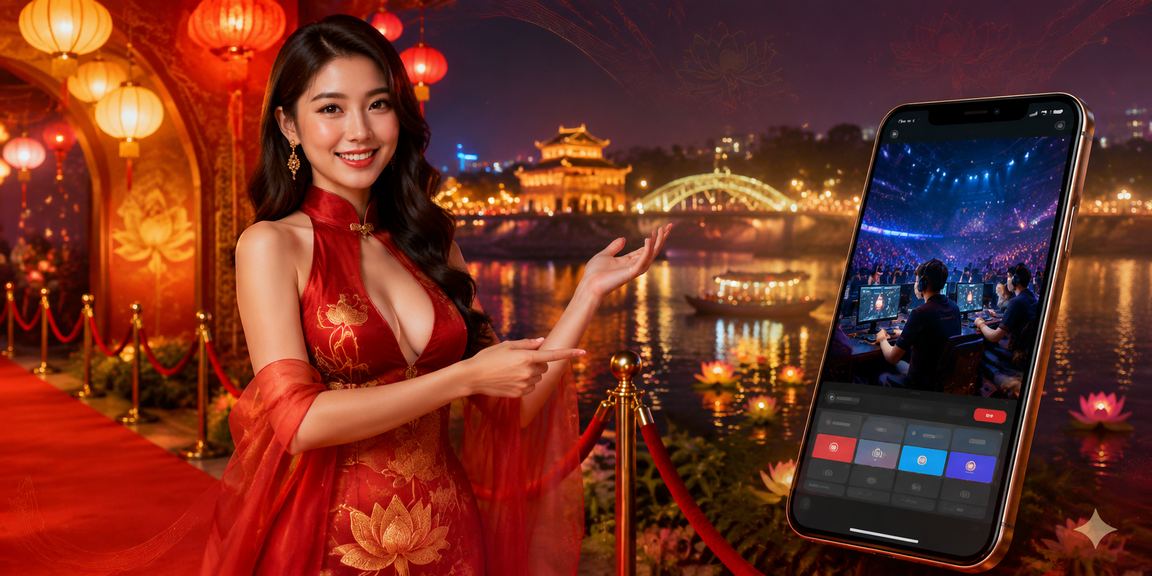 Người hâm mộ esports tụ tập tại chợ đêm Huế xem kèo đặt cược
